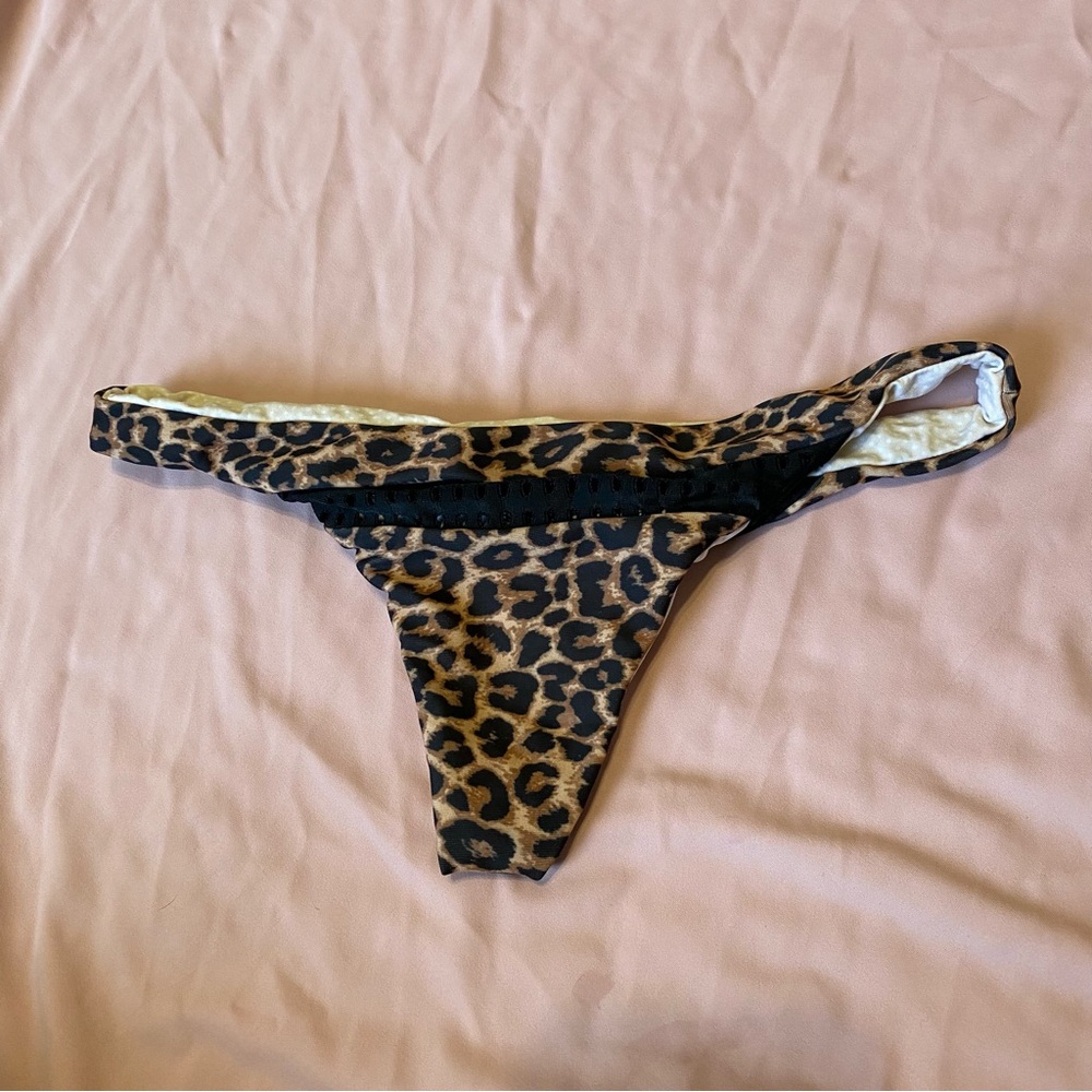 Acacia Swimwear Pavils Animal Print Bikini Bottoms